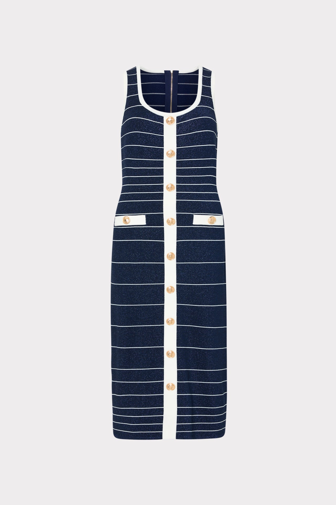 Mari Stripe Midi Dress