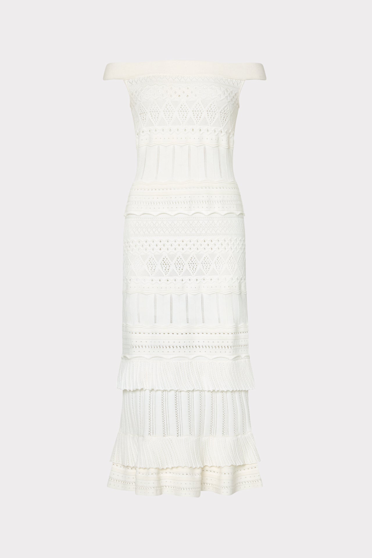 Maven Ruffle Midi Dress