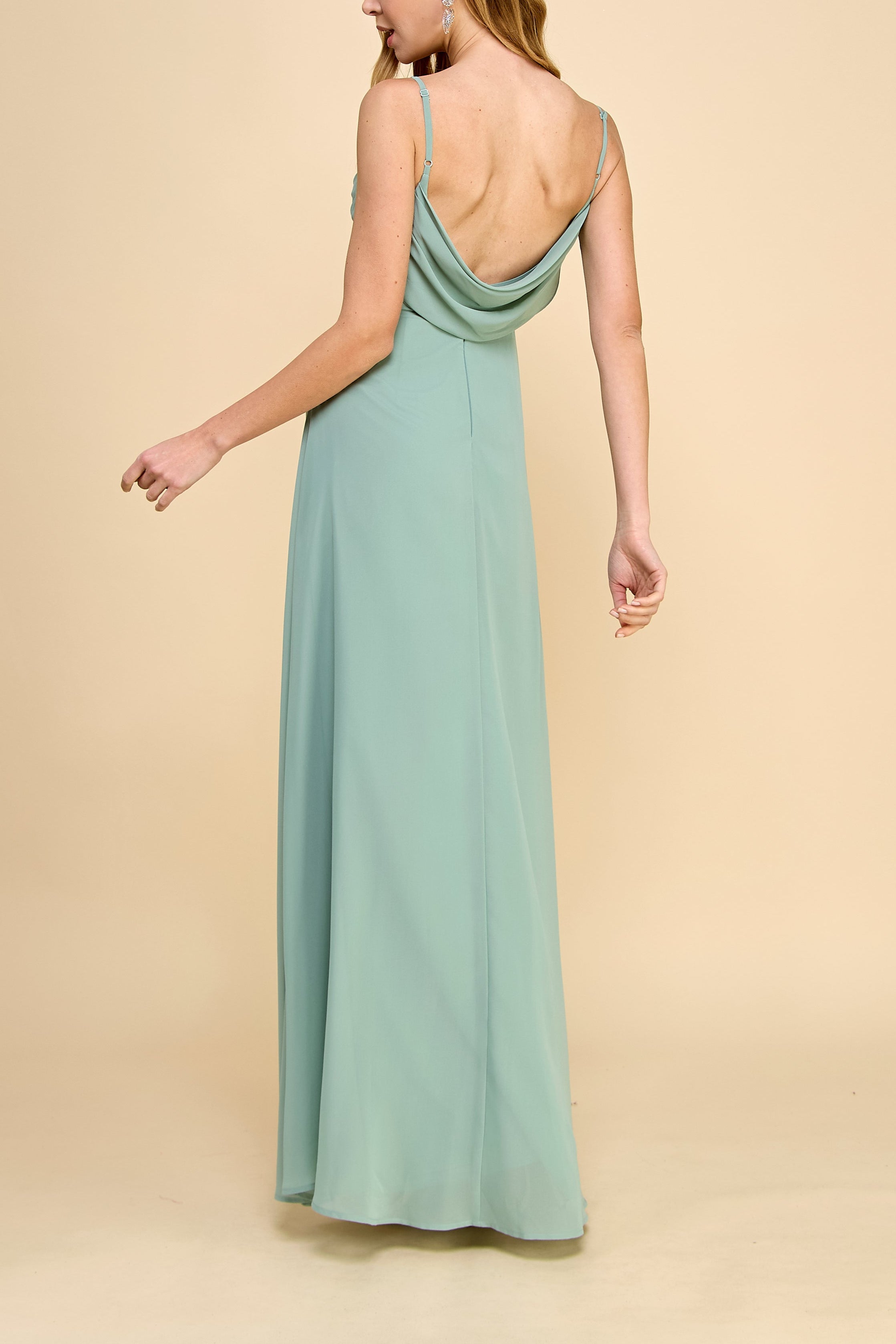 Kieran Sage | A-Line Maxi Dress with Lace