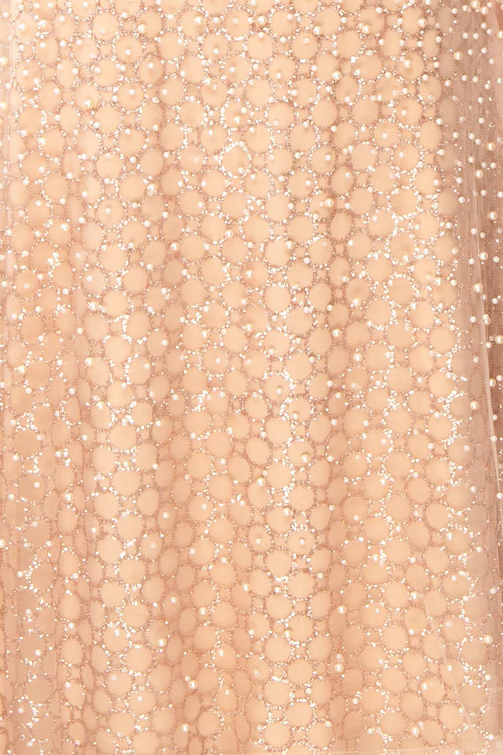 Laelia | Long Sleeve Beaded High-Low Midi Dress