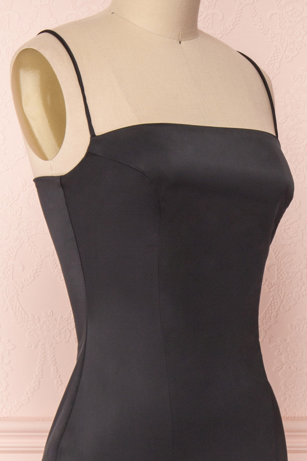 Naomie Black | Silky Mermaid Gown with Slit by Arti Gogna