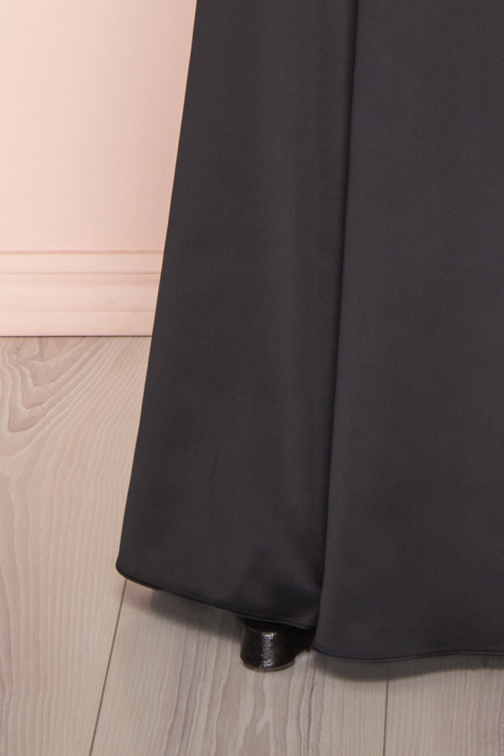 Naomie Black | Silky Mermaid Gown with Slit by Arti Gogna