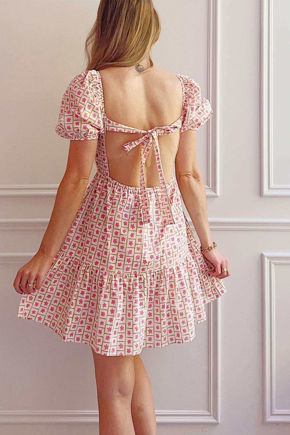 Nimue | Floral A-Line Short Dress