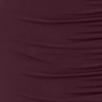 RUCHED MATTE JERSEY S/L DRAPED GOWN