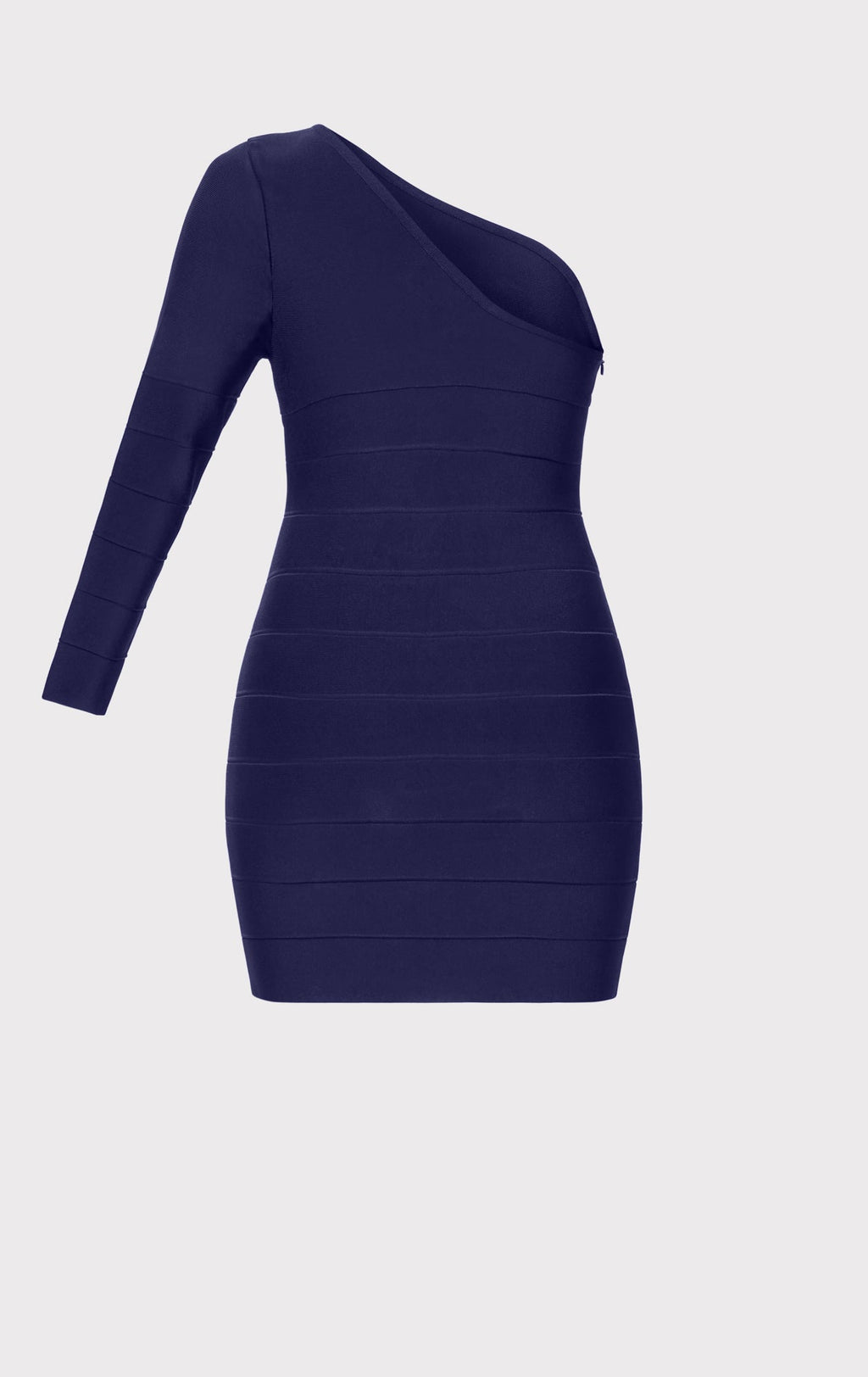 ASYMMETRICAL L/S MINI DRESS