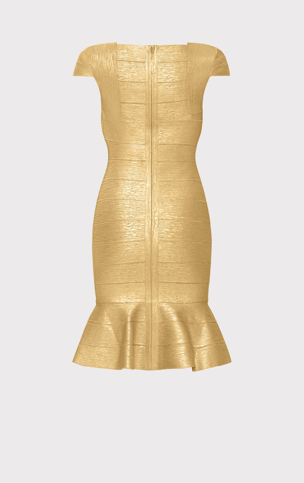 FOIL CAP SLV FLARE SKIRT