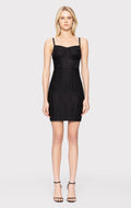 LUREX EYELASH SWEETHEART DRESS