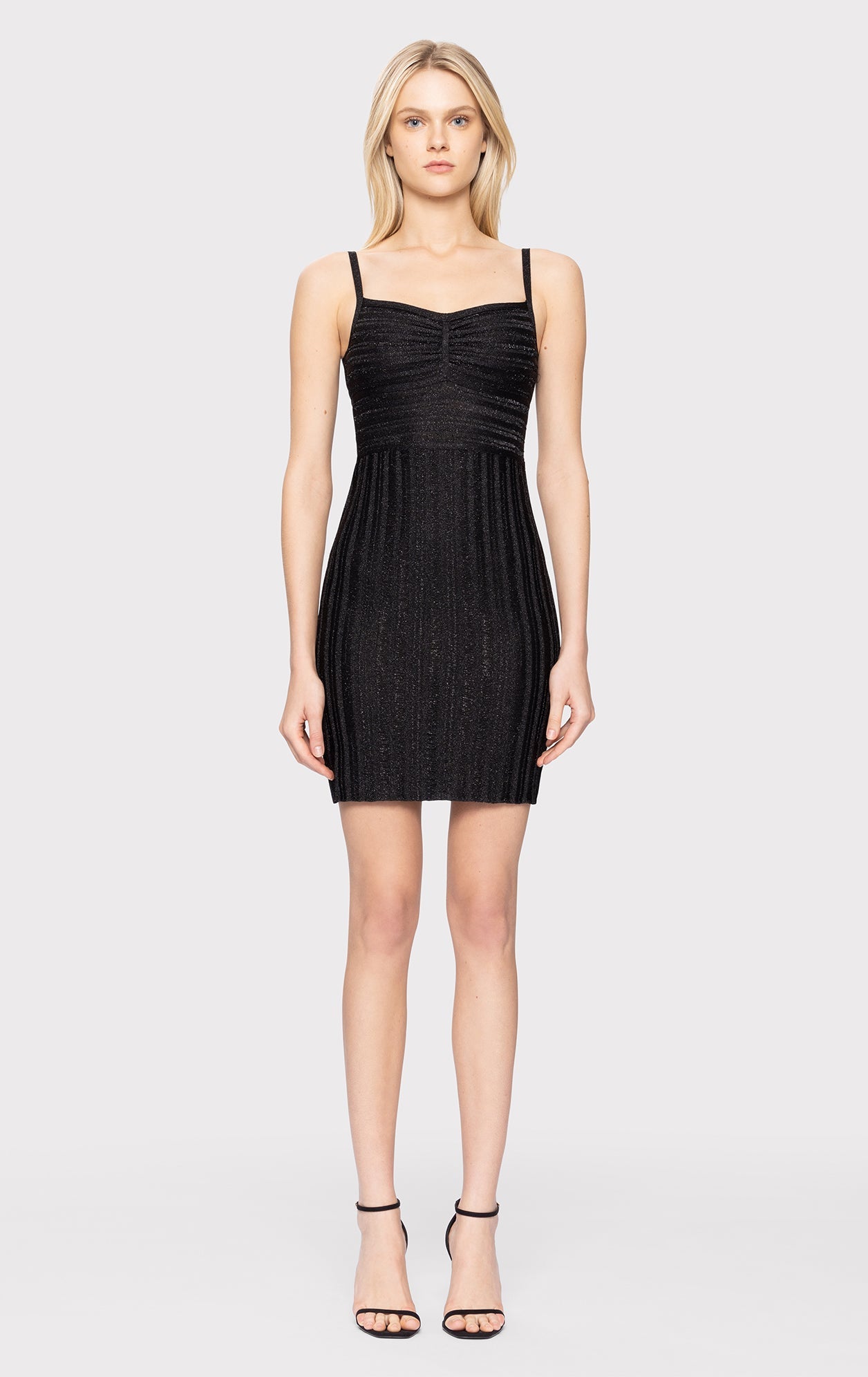 LUREX EYELASH SWEETHEART DRESS