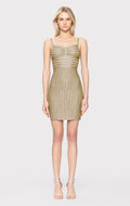 LUREX EYELASH SWEETHEART DRESS