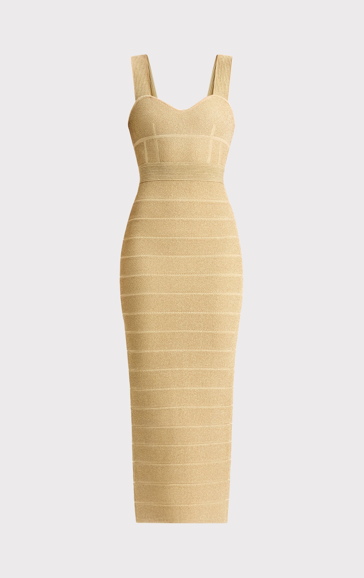 TEXTURED LUREX SWEETHEART GOWN