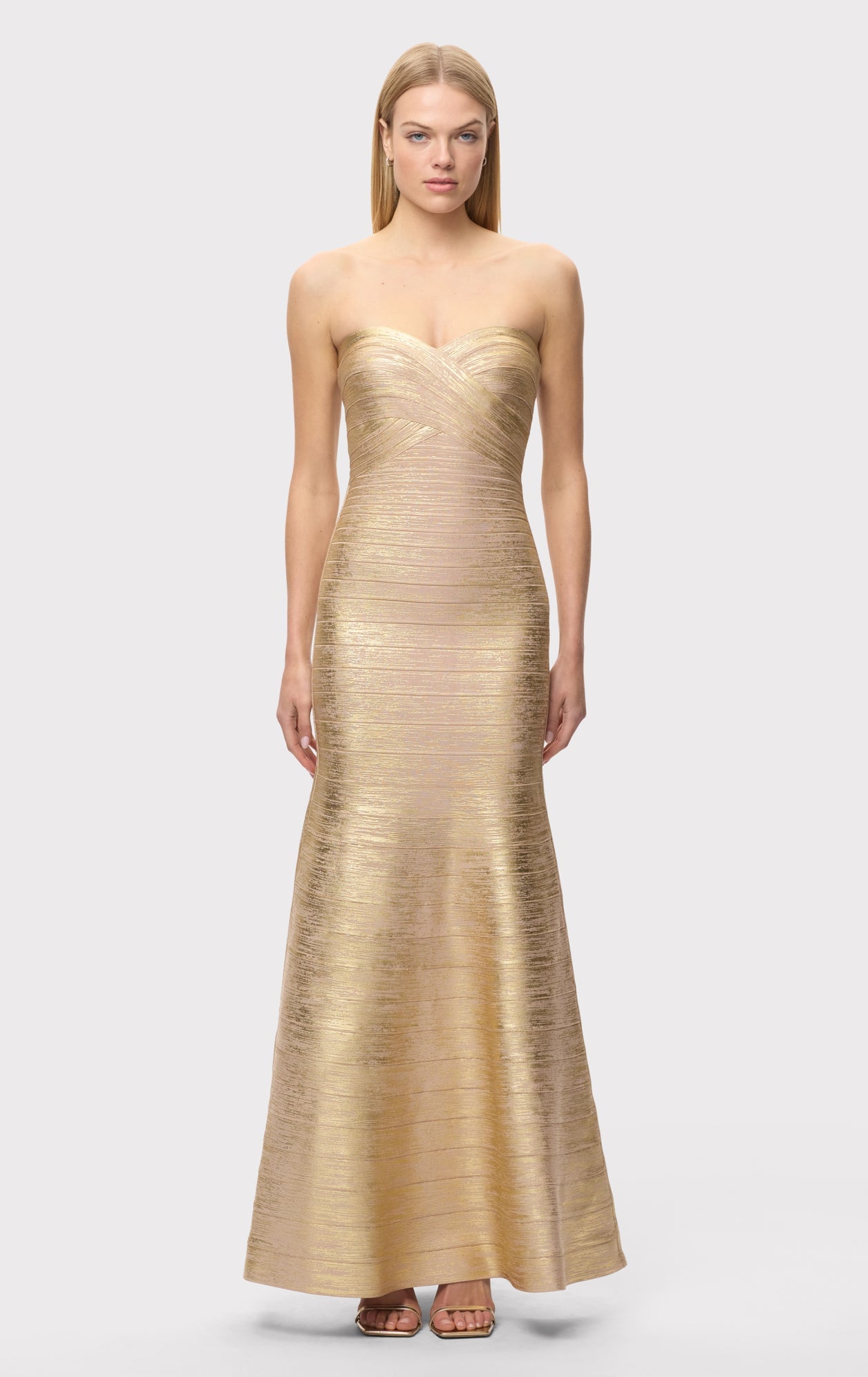 THE METALLIC SARA GOWN