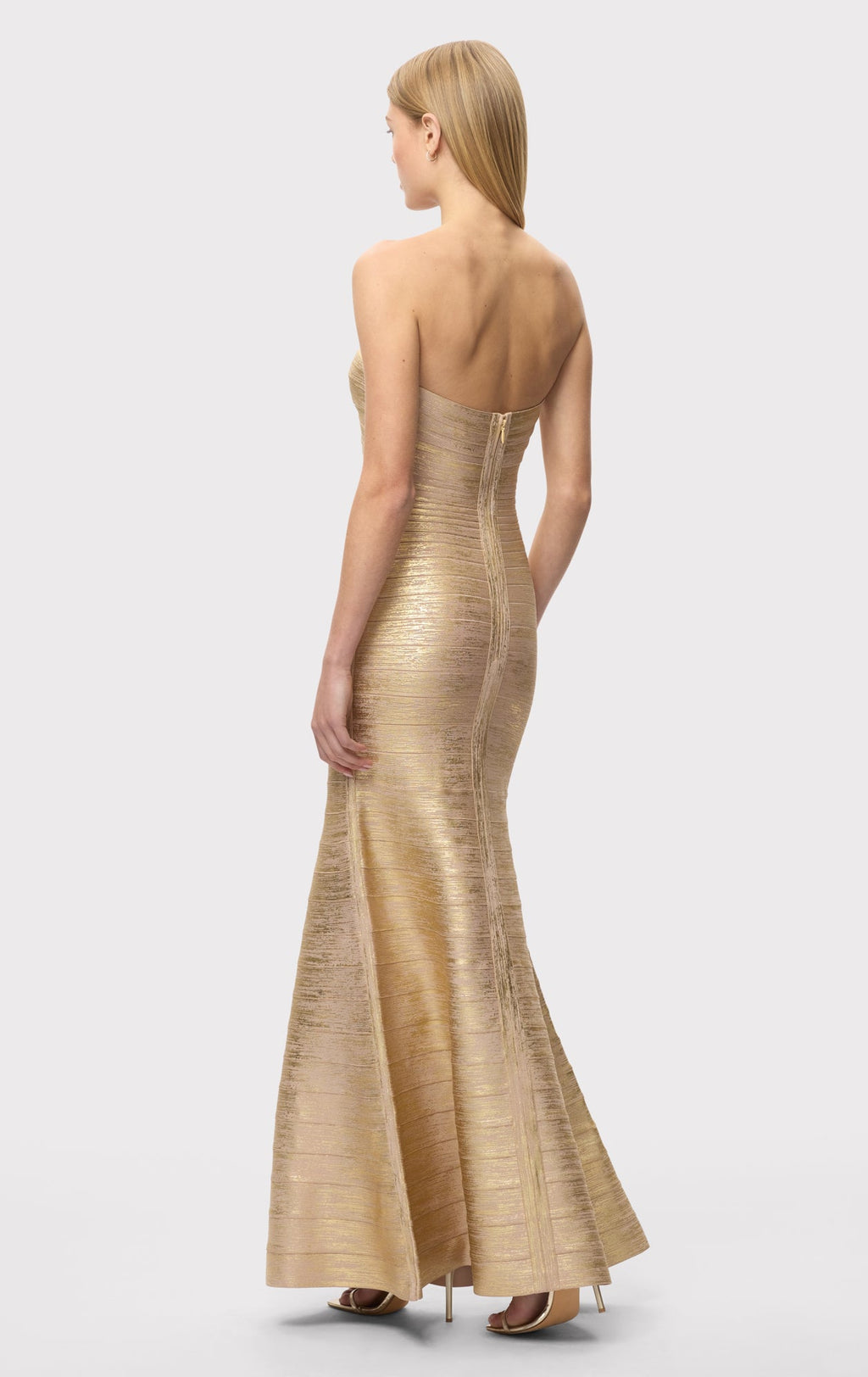 THE METALLIC SARA GOWN