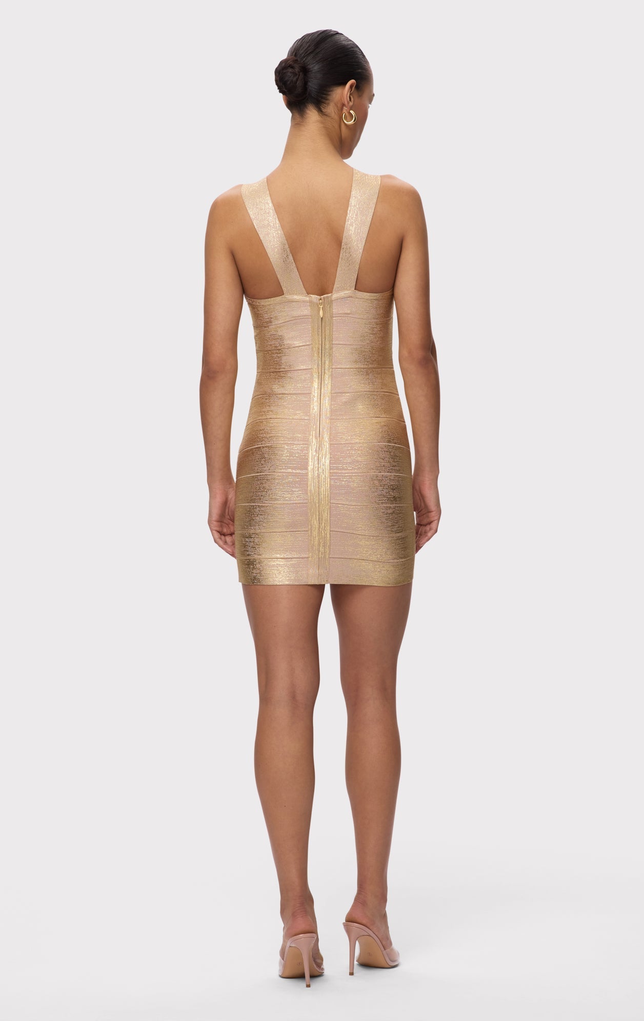 THE METALLIC LOUISA DRESS
