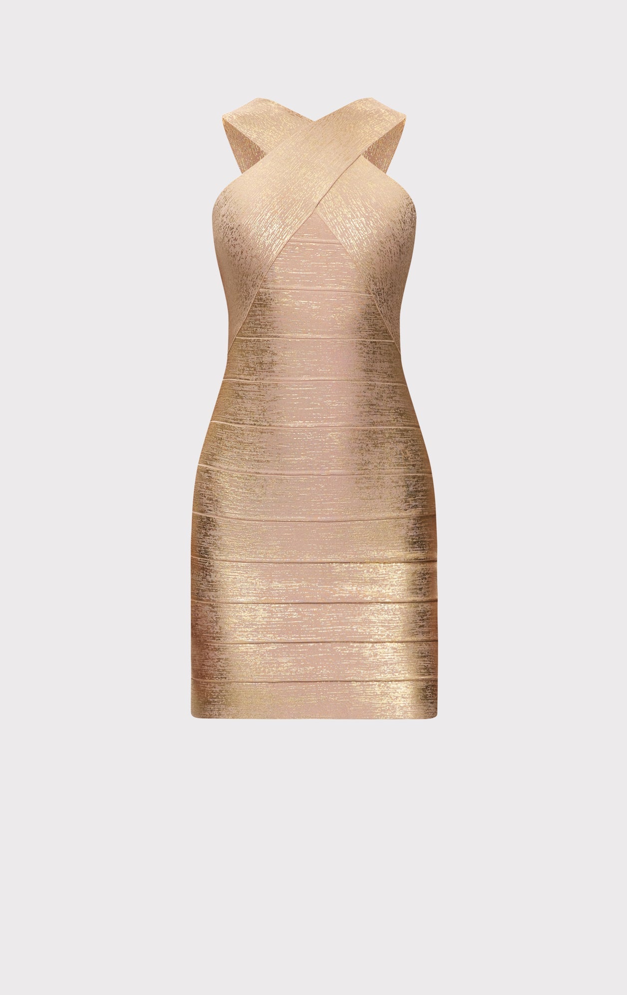 THE METALLIC LOUISA DRESS