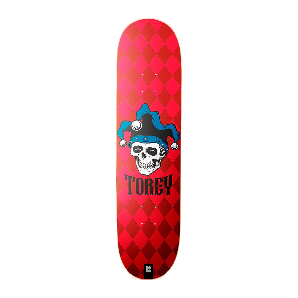 Plan B Skateboard Deck Torey Pudwill Jester Twin Tail 8.25" x 31.88"