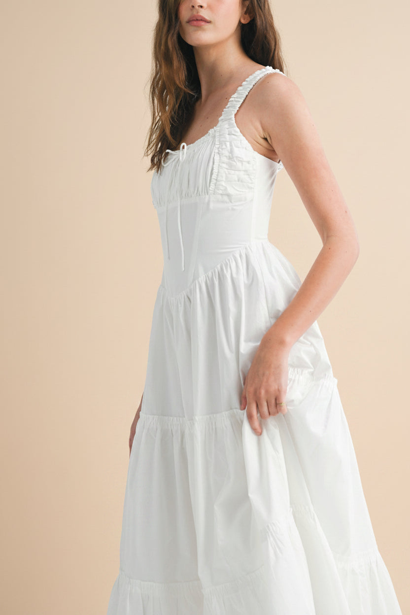 Rhianon | Ivory Maxi A-Line Dress