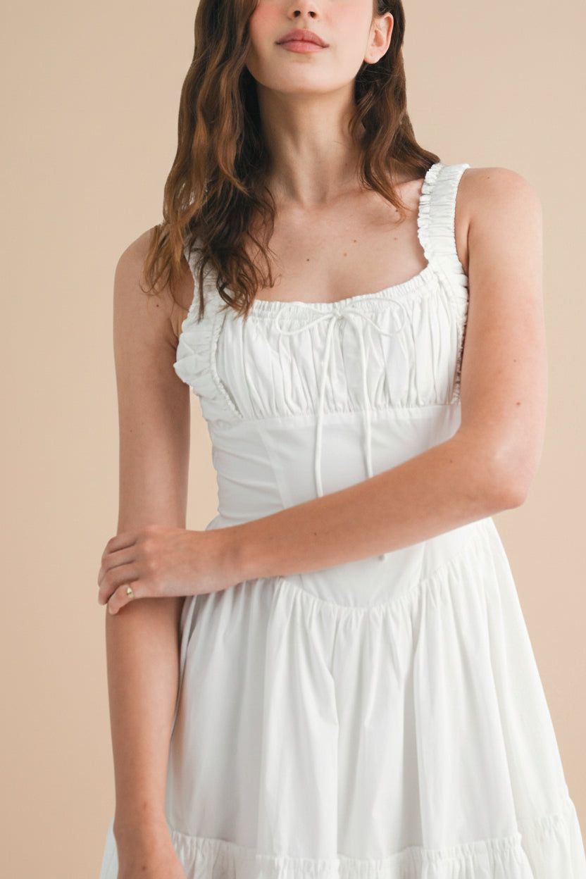 Rhianon | Ivory Maxi A-Line Dress