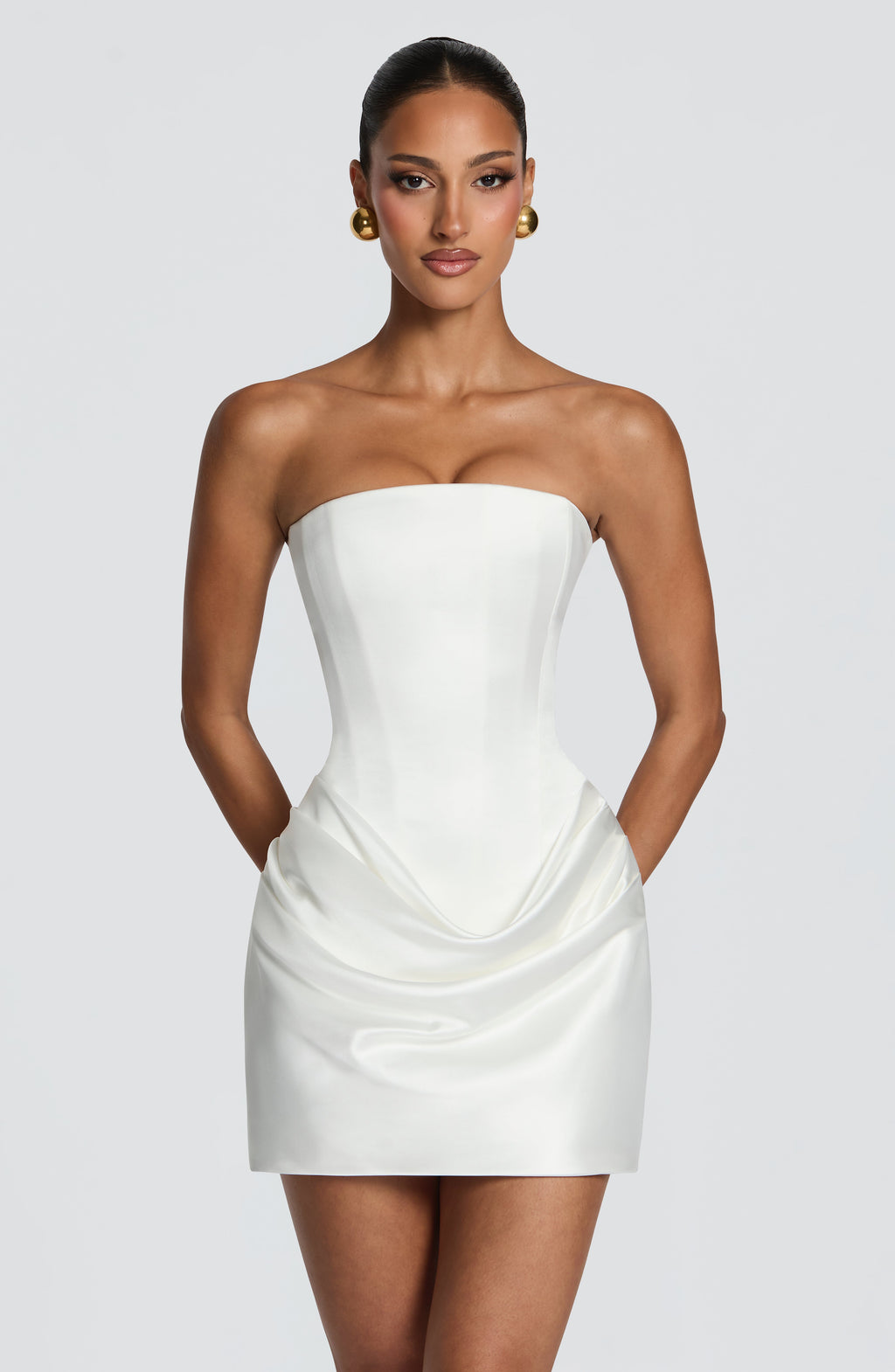 Ella Mini Dress - Ivory
