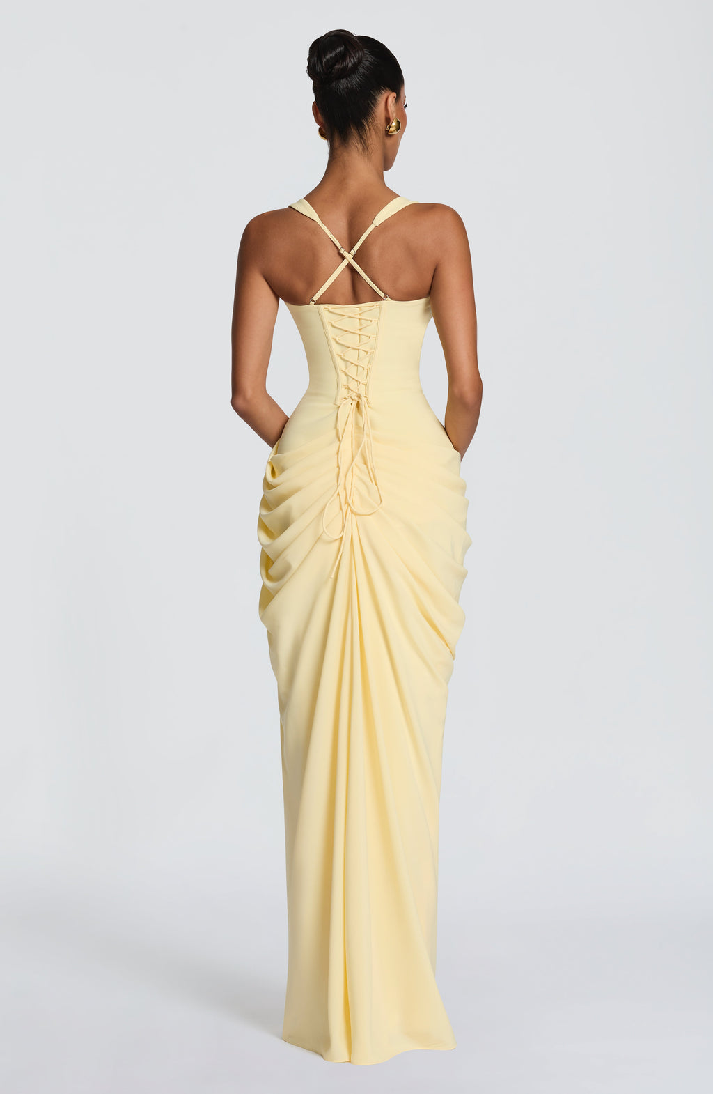 Elara Maxi Dress - Lemon