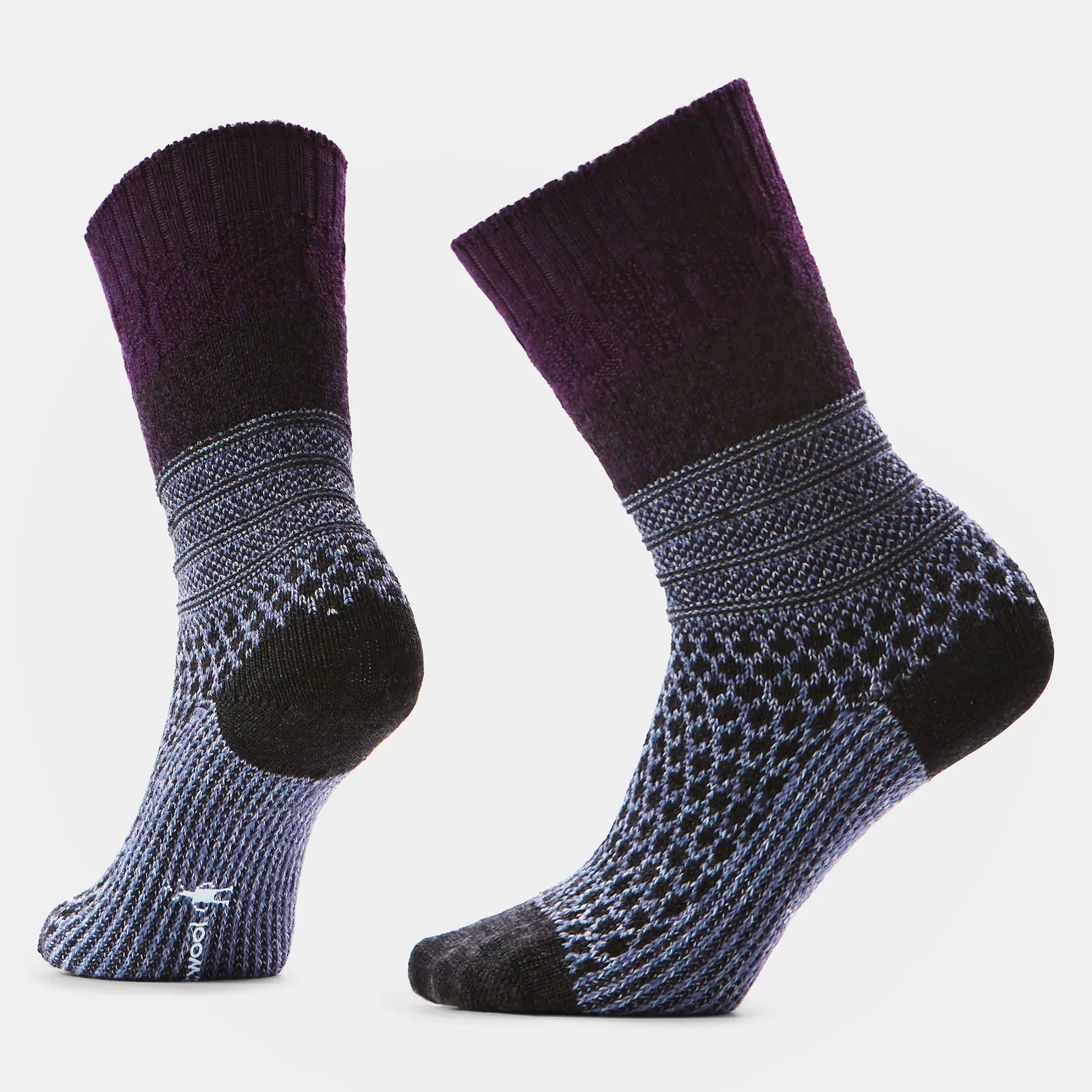 Smartwool - Everyday Cable Crew Socks - Women's - Chalk Violet