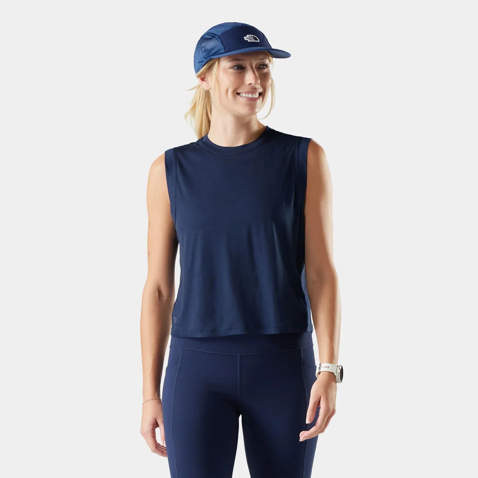 Smartwool - Women's Active Ultralite Crop Tank - Deep Navy