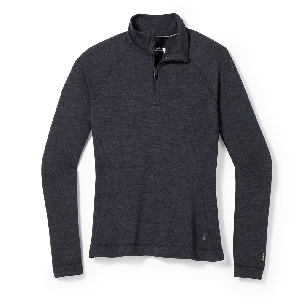 Smartwool - Classic Thermal Merino Base Layer 1/4 Zip - Women's - Charcoal Heather