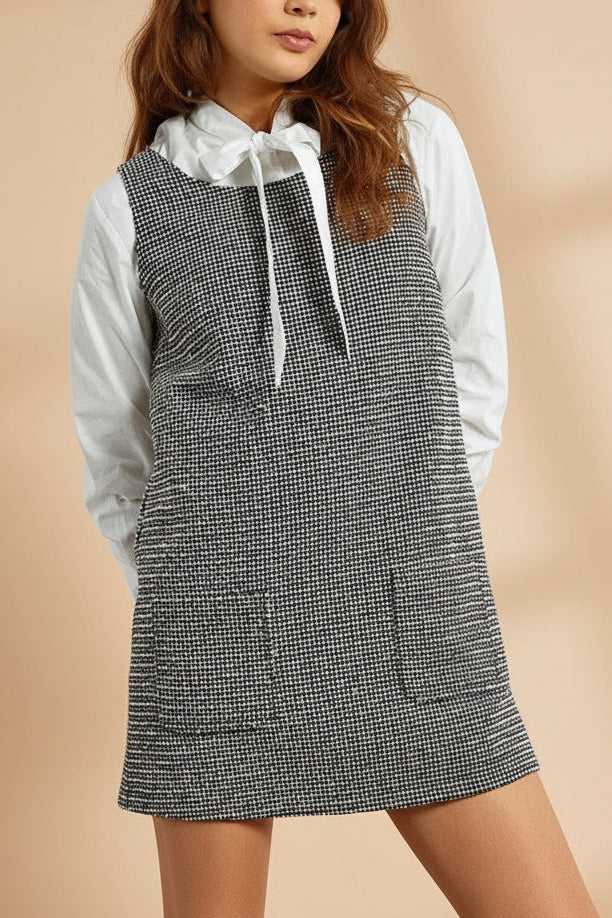 Theotiste | Short Sparkling Tweed Dress