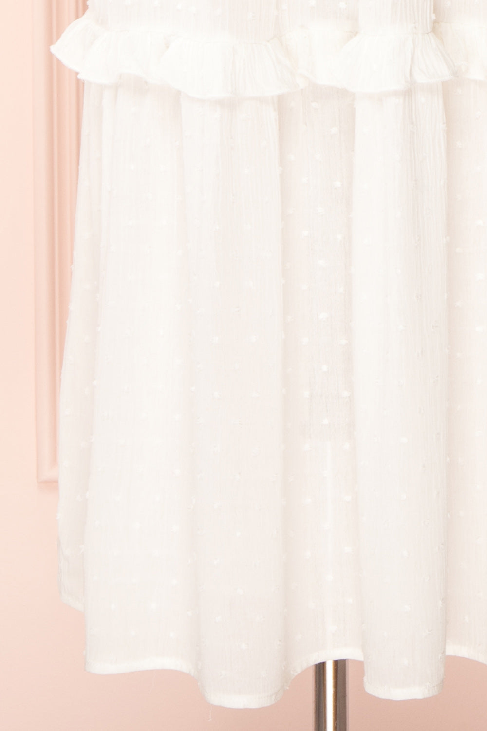 Tatiana | Long Sleeve Plumetis Dress