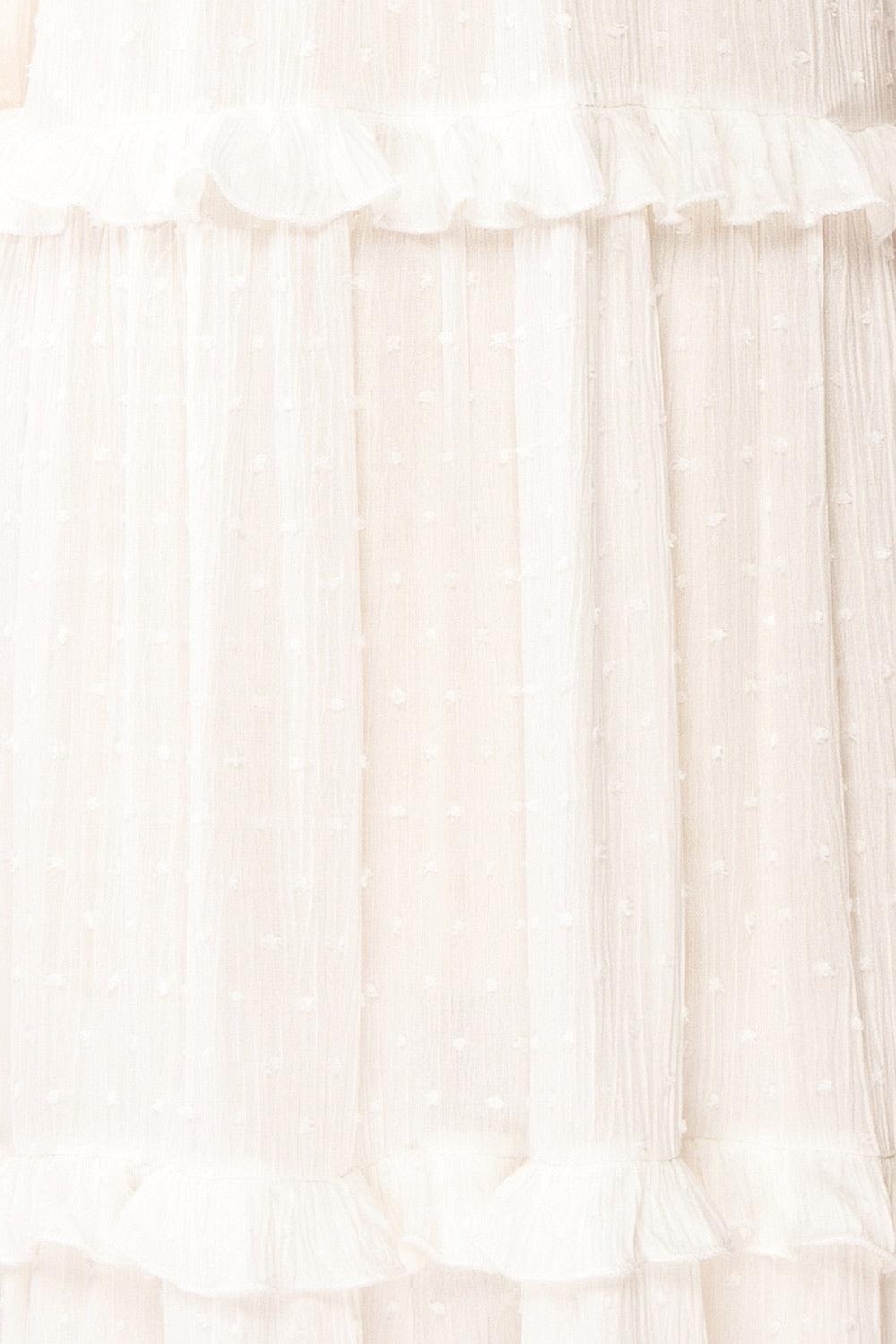 Tatiana | Long Sleeve Plumetis Dress