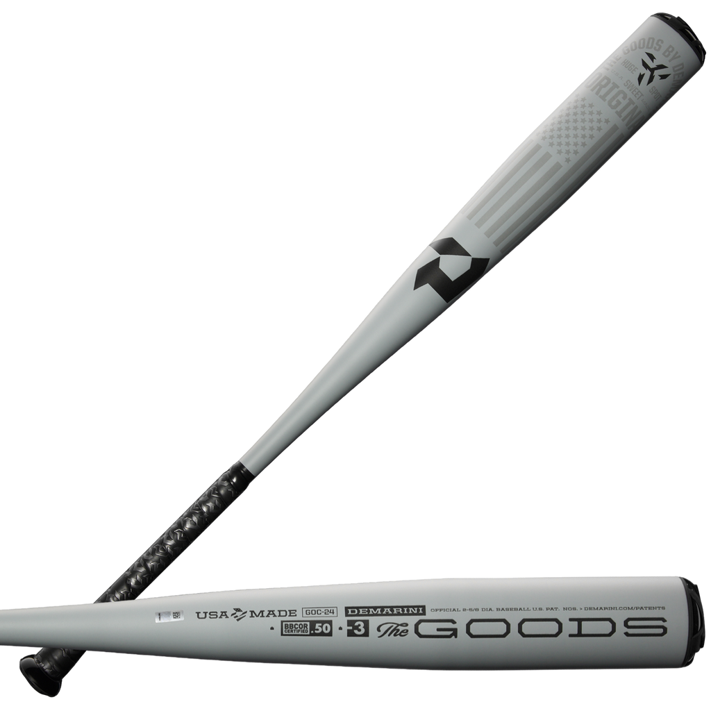 DEMARINI 2024 THE GOODS ONE PIECE (-3) BBCOR BASEBALL BAT
