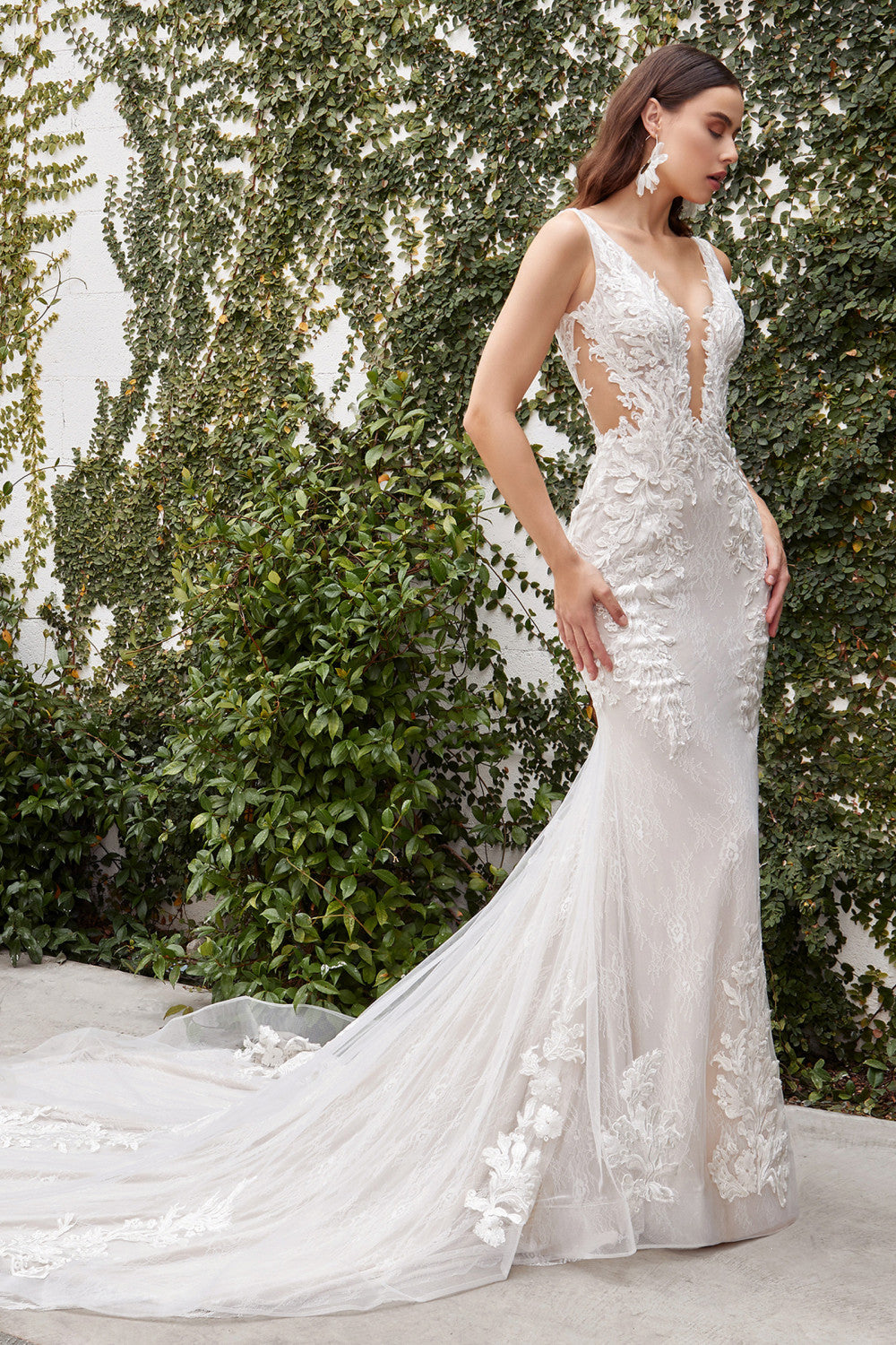 Felicia | Floral Lace Maxi Wedding Gown