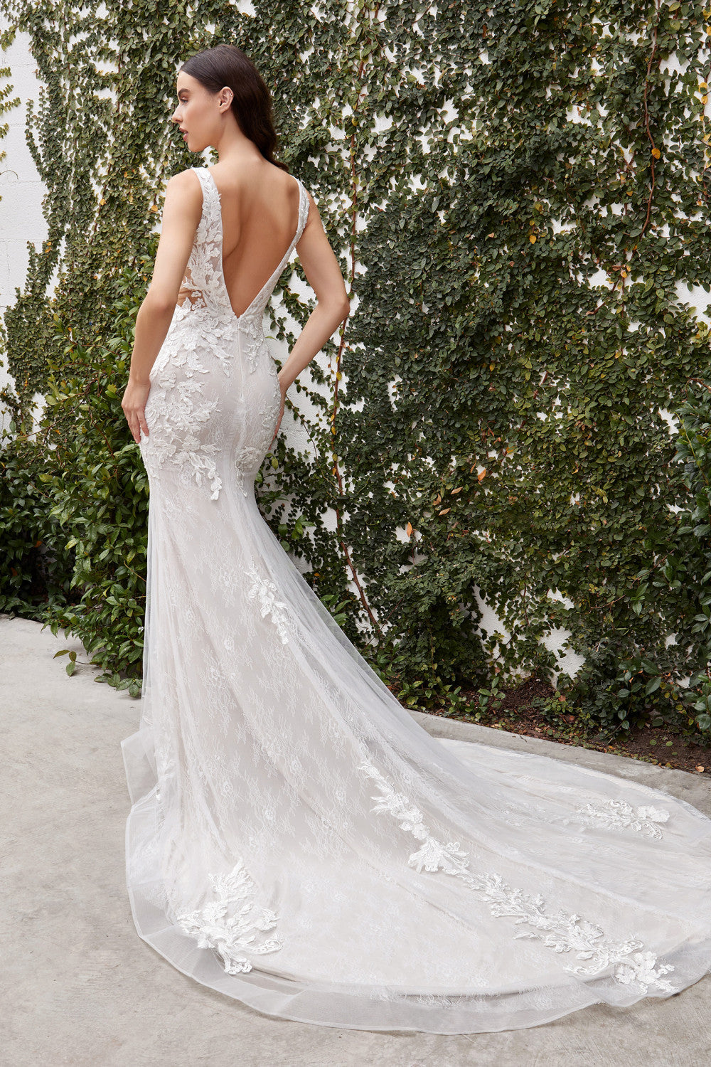 Felicia | Floral Lace Maxi Wedding Gown