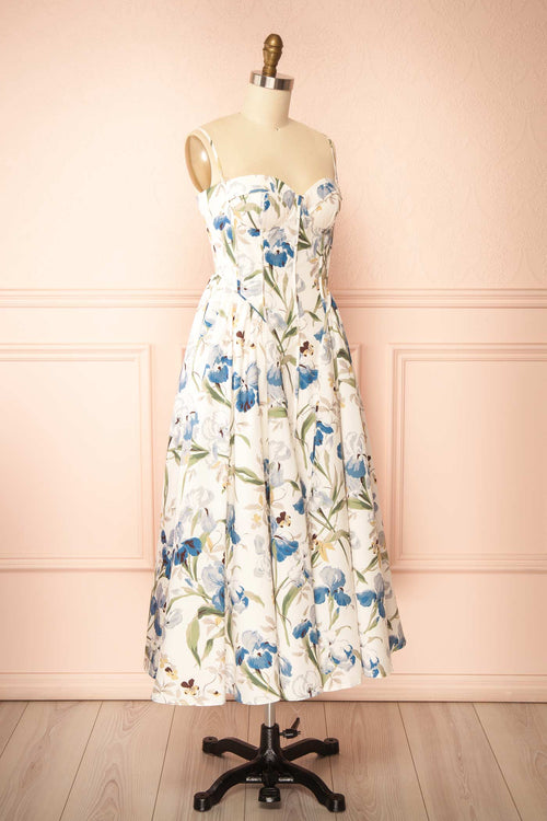 Adalice | Floral A-Line Midi Dress