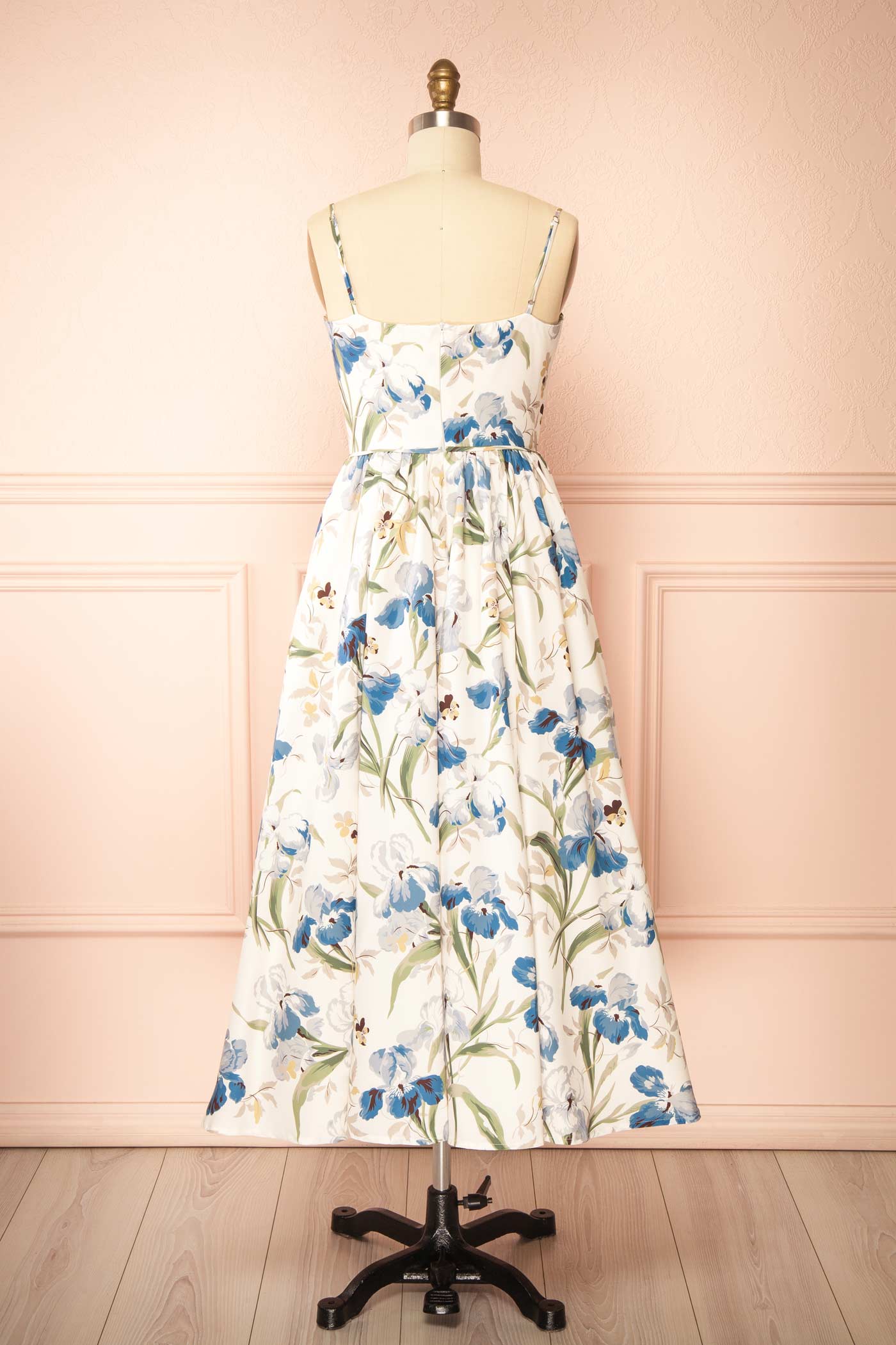 Adalice | Floral A-Line Midi Dress