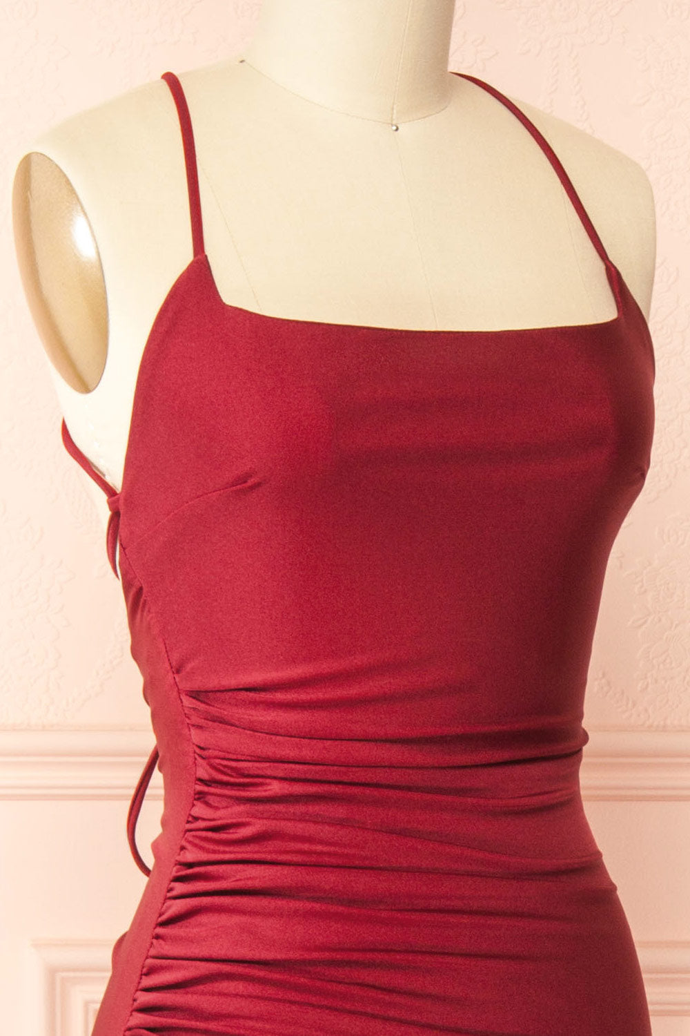 Akari Burgundy | Mermaid Maxi Dress