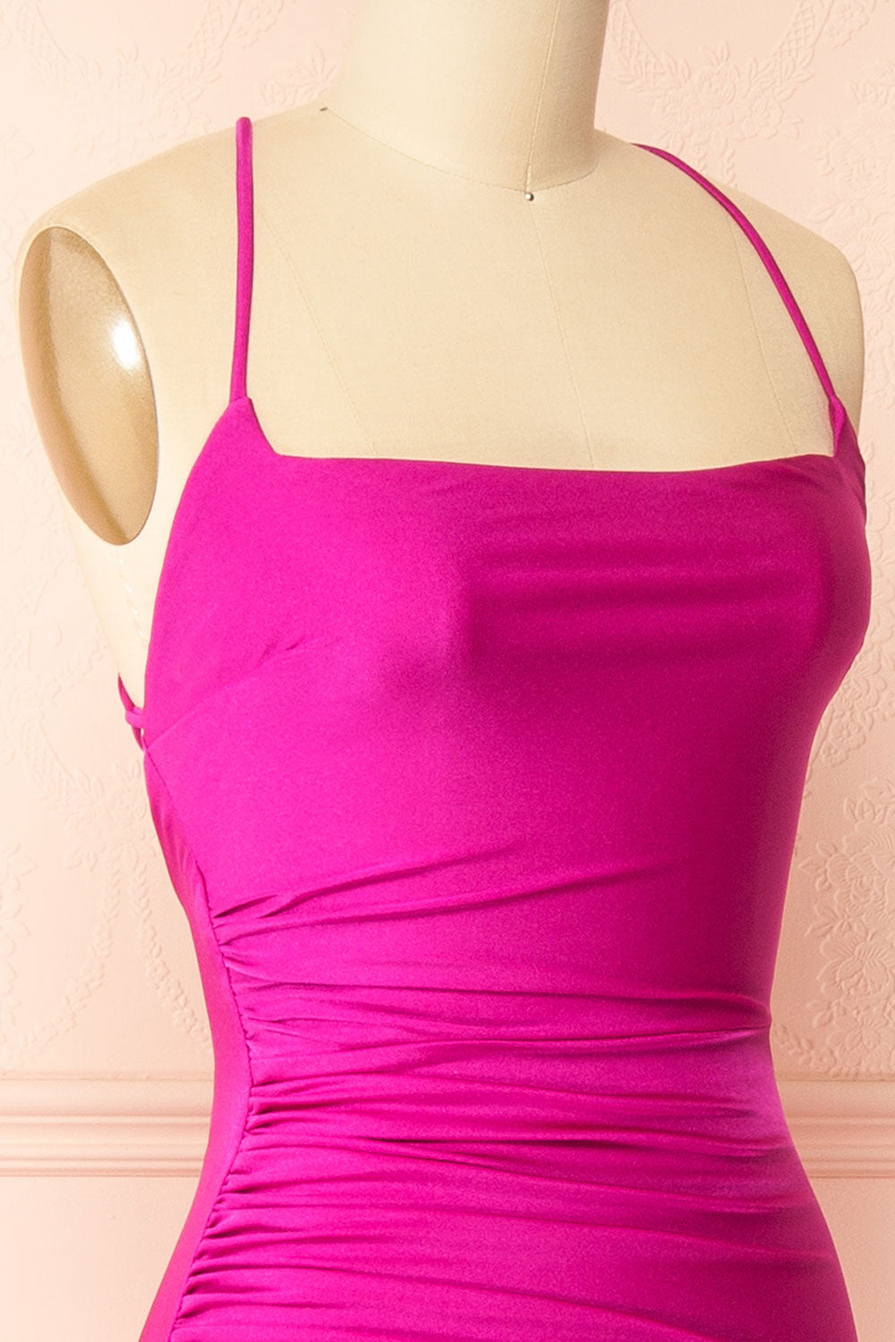 Akari Fuchsia | Mermaid Maxi Dress