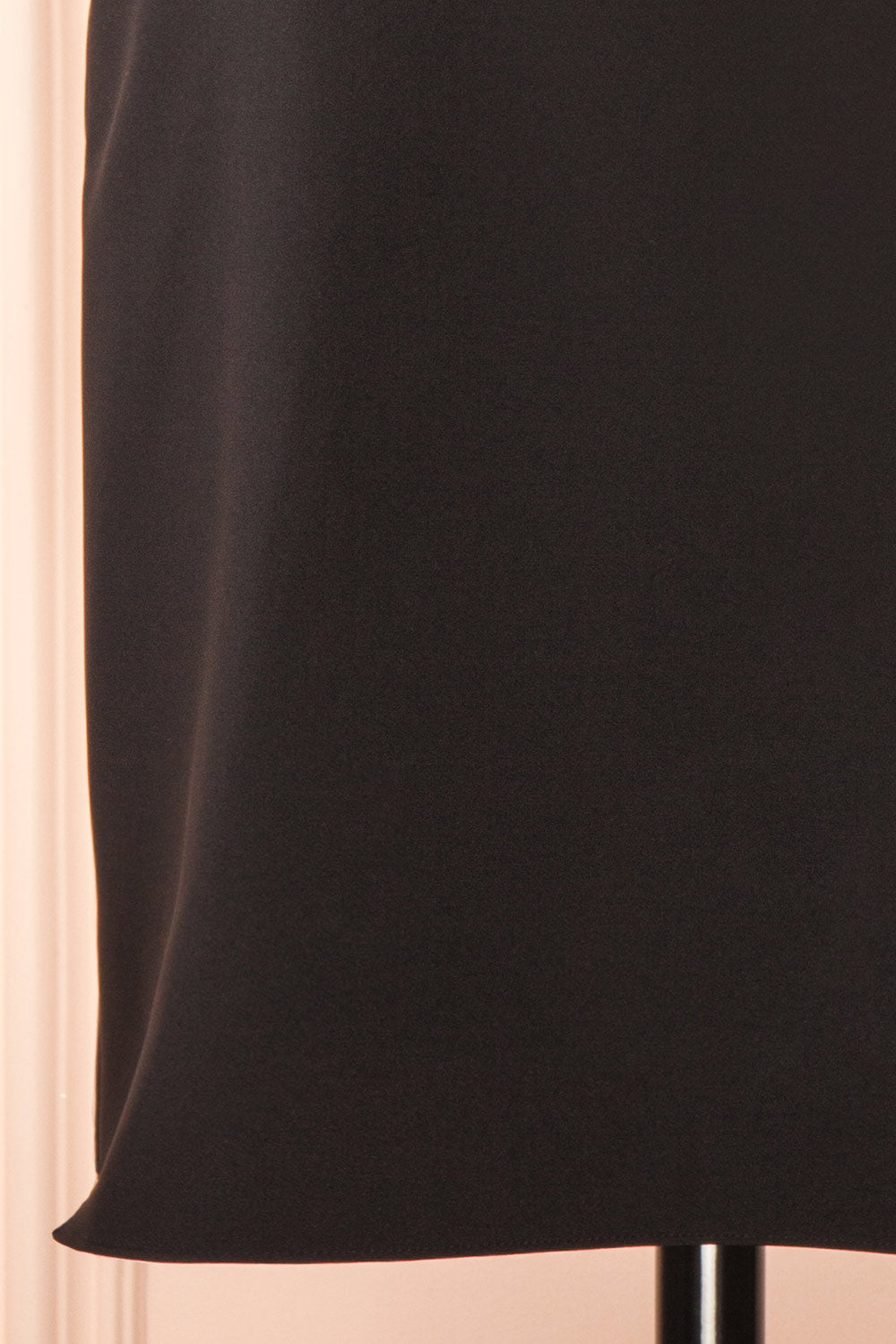 Aleyna | Short Black Dress with Lace Straps by Arti Gogna
