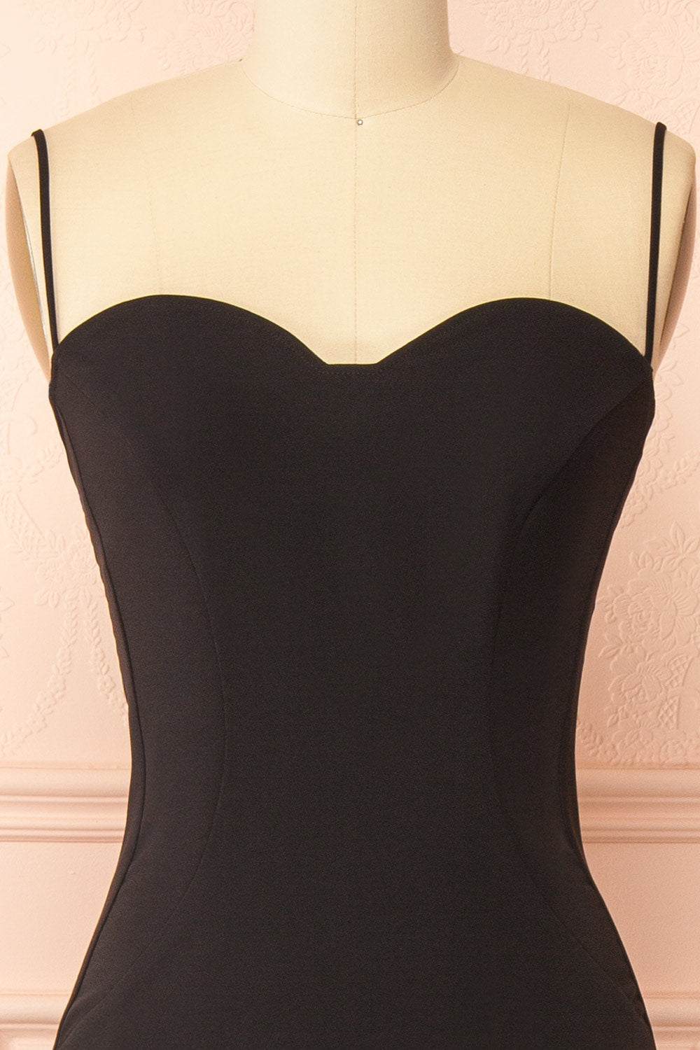 Amellia Black | A-Line Maxi Dress with Front Slit by Arti Gogna
