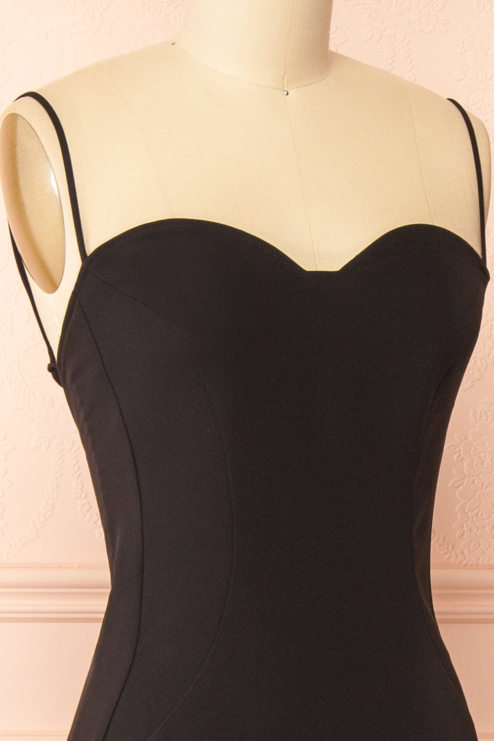 Amellia Black | A-Line Maxi Dress with Front Slit by Arti Gogna