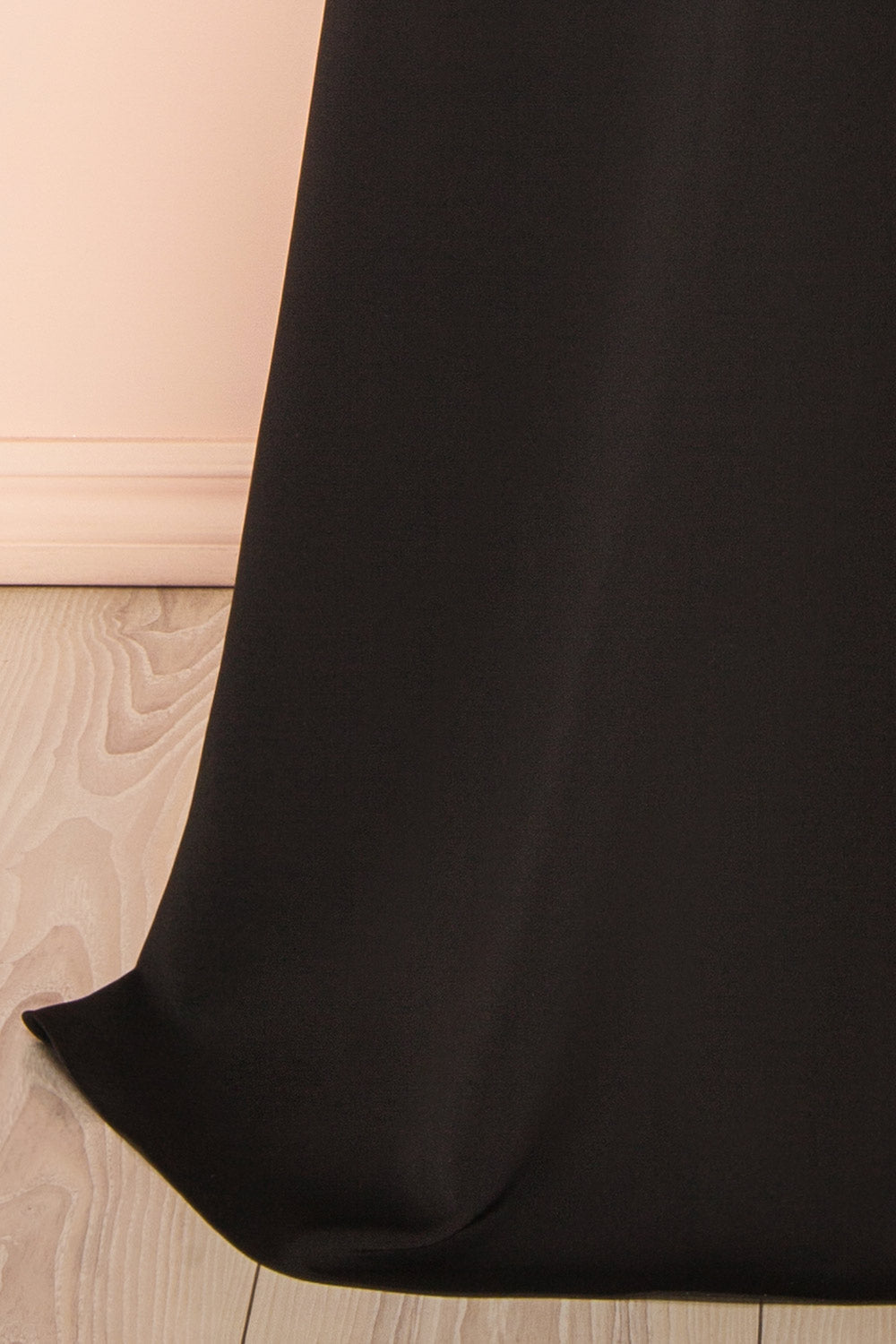 Amellia Black | A-Line Maxi Dress with Front Slit by Arti Gogna
