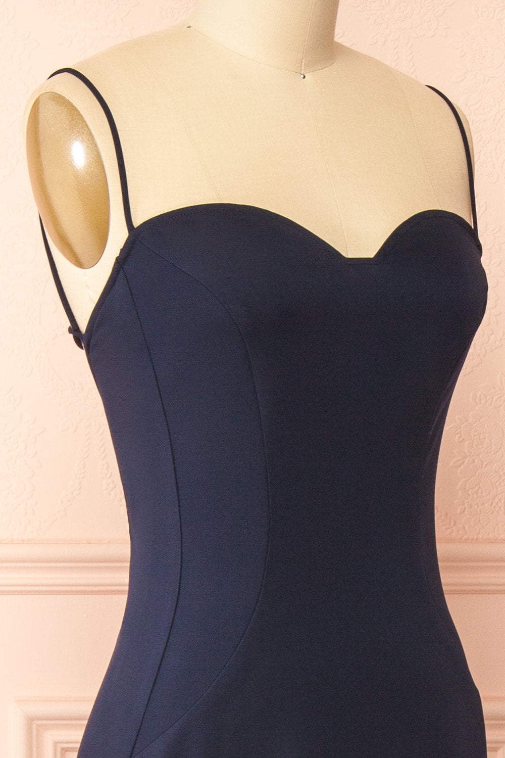 Amellia Navy | A-Line Maxi Dress with Front Slit by Arti Gogna