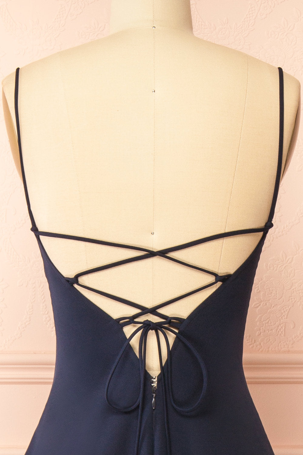 Amellia Navy | A-Line Maxi Dress with Front Slit by Arti Gogna