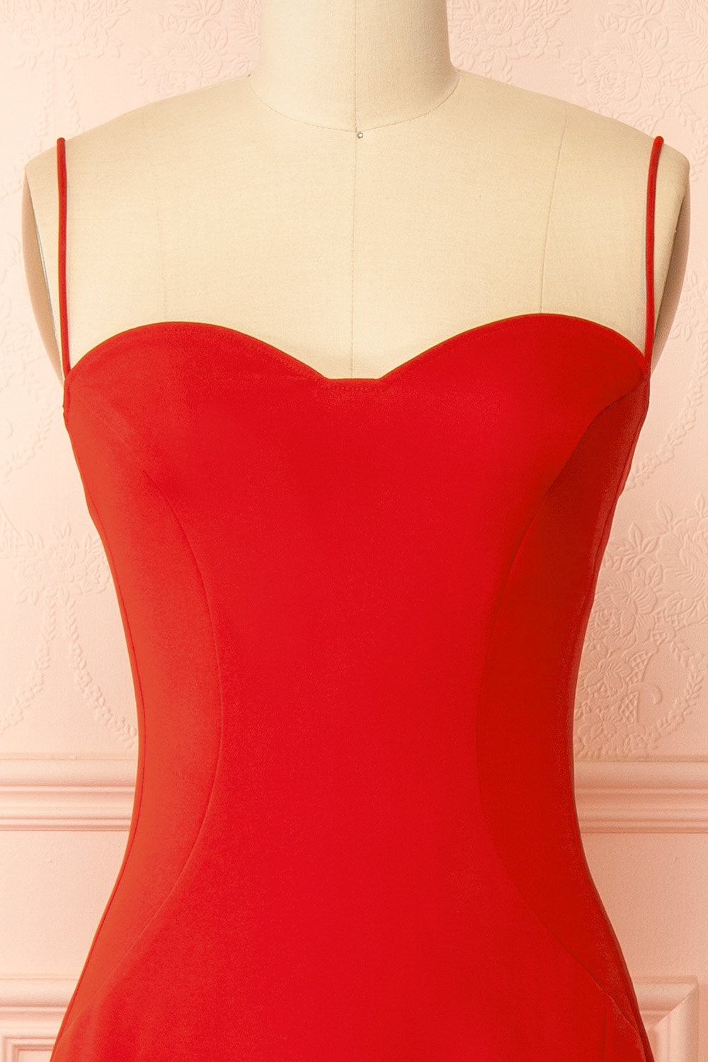 Amellia Red | A-Line Maxi Dress with Front Slit by Arti Gogna