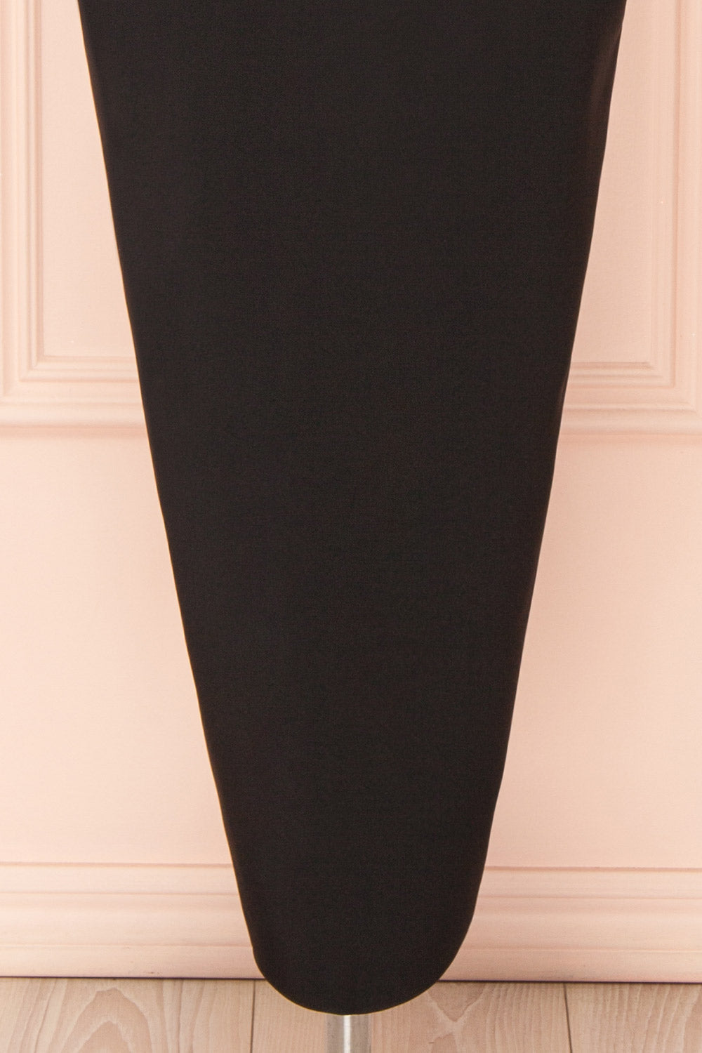 Arannia Black | Fitted Midi Dress with Laced Back by Arti Gogna