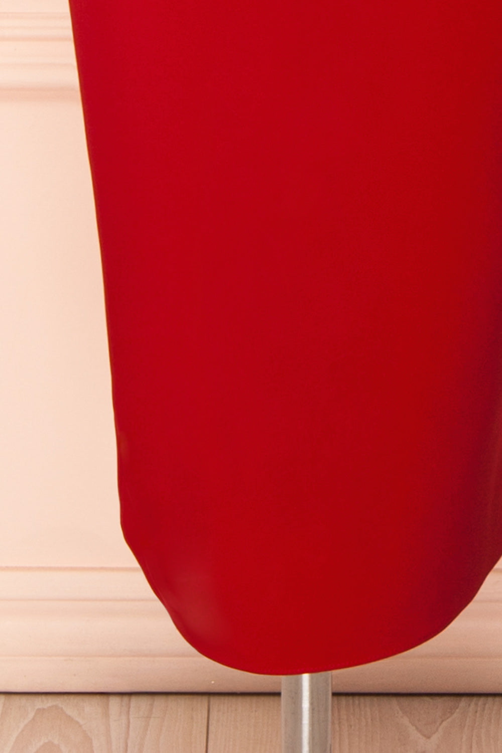 Arannia Red | Fitted Midi Dress with Laced Back by Arti Gogna