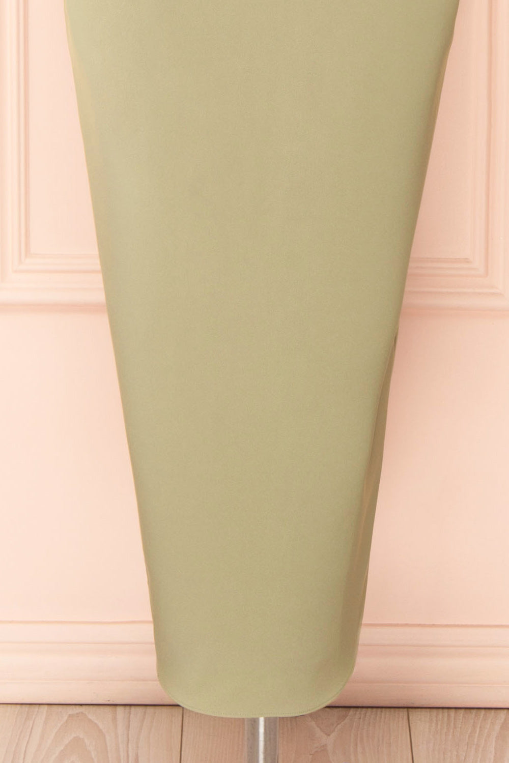 Arannia Sage | Fitted Midi Dress with Laced Back by Arti Gogna
