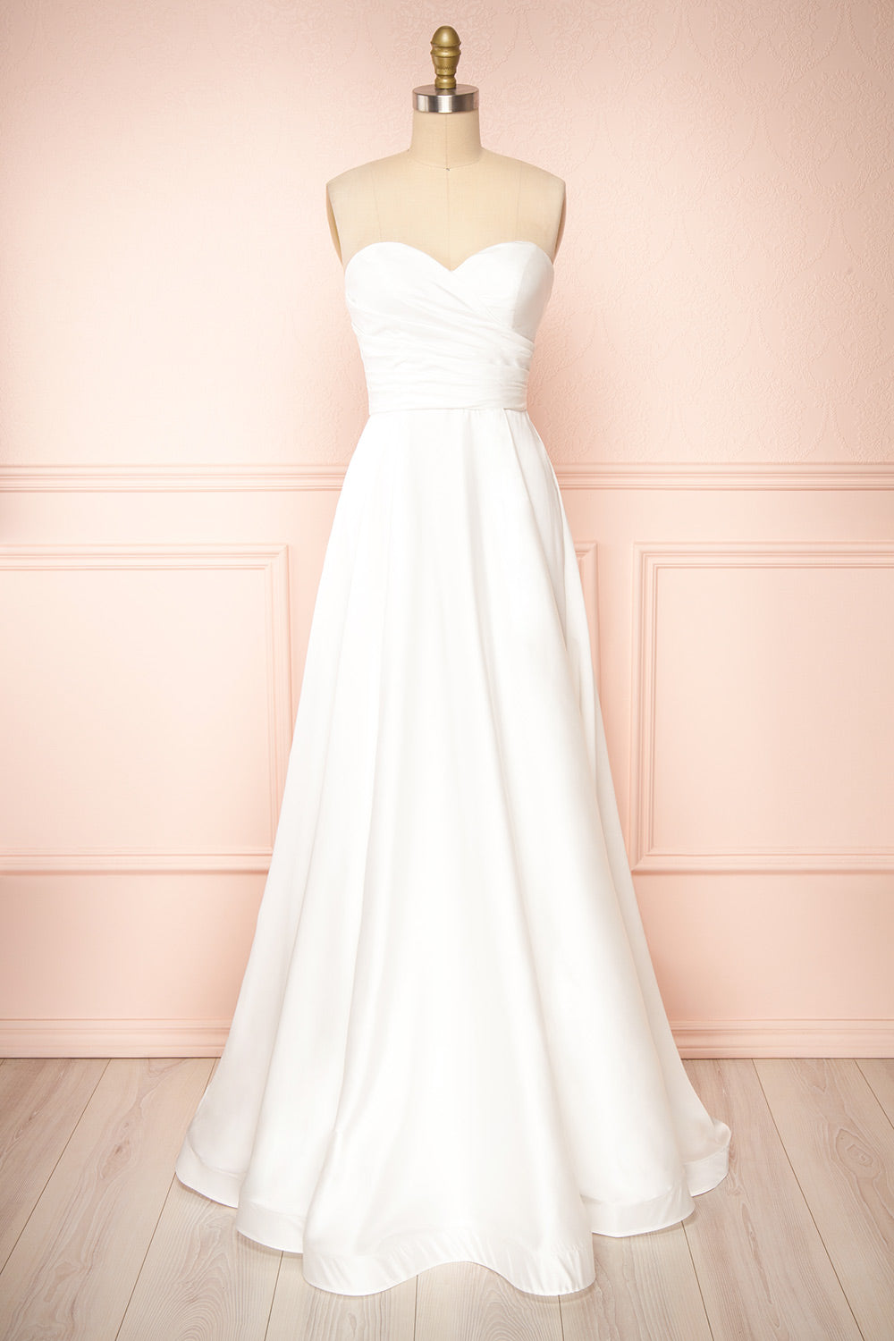 Ariane | White Strapless Wedding Dress