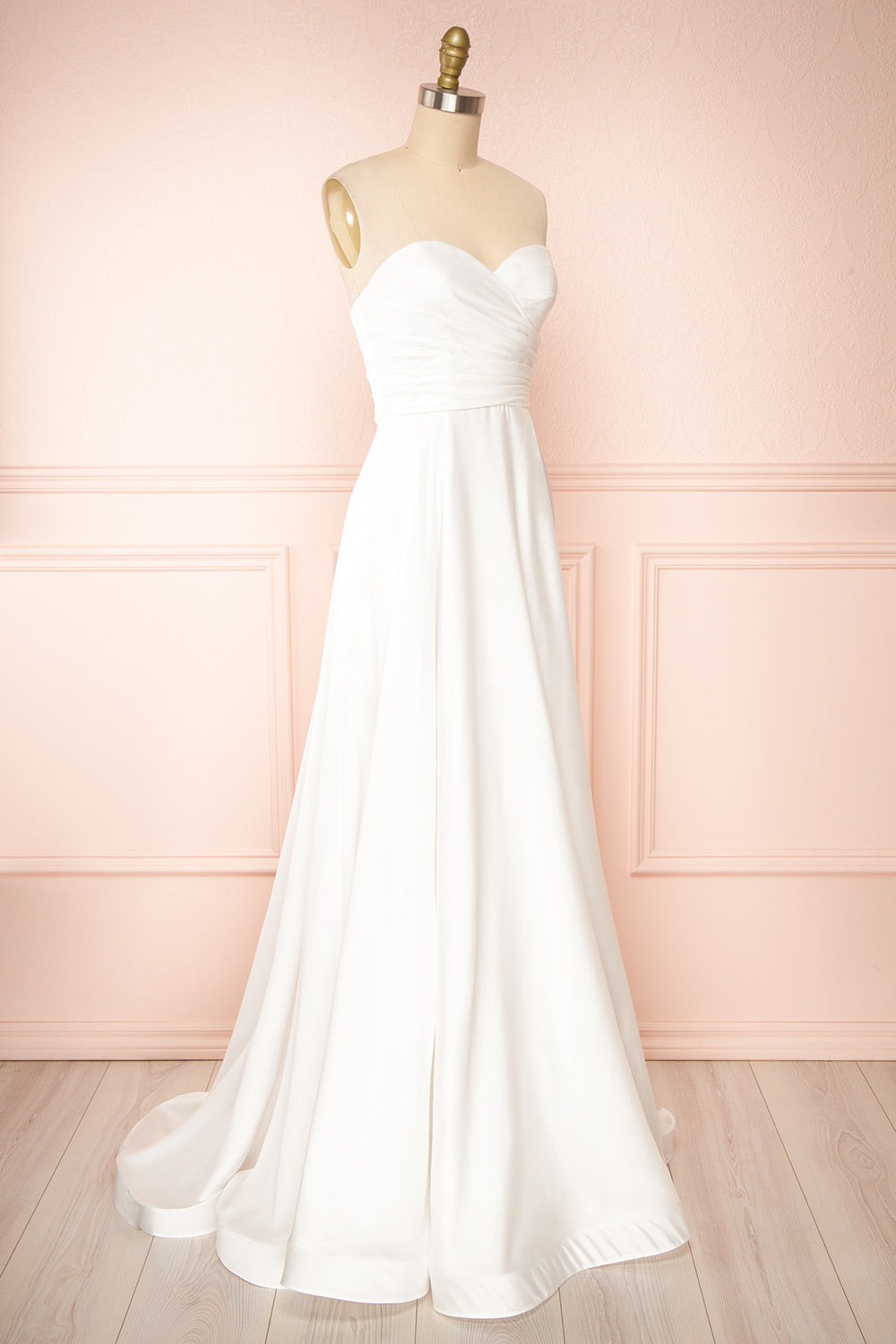 Ariane | White Strapless Wedding Dress