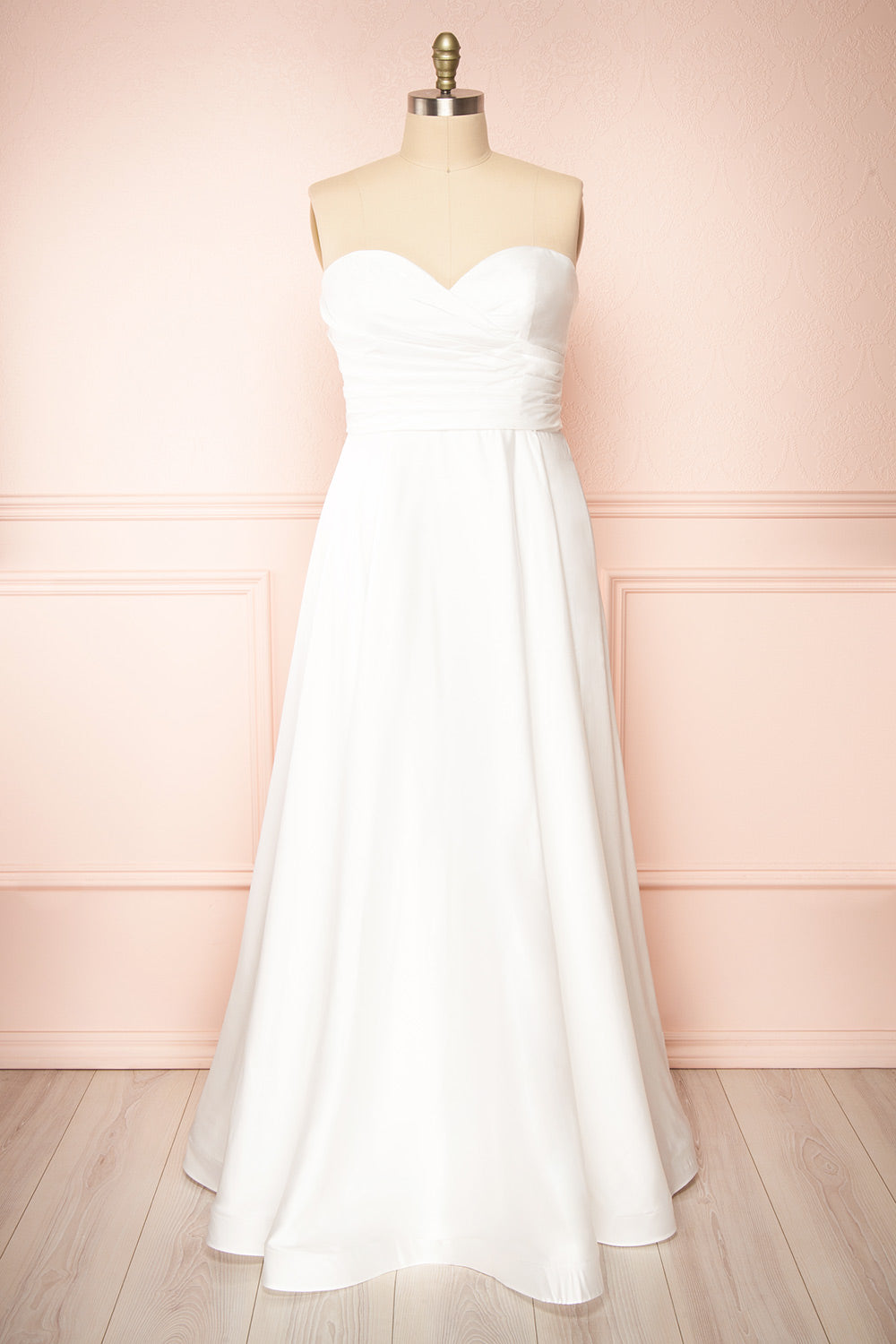 Ariane | White Strapless Wedding Dress
