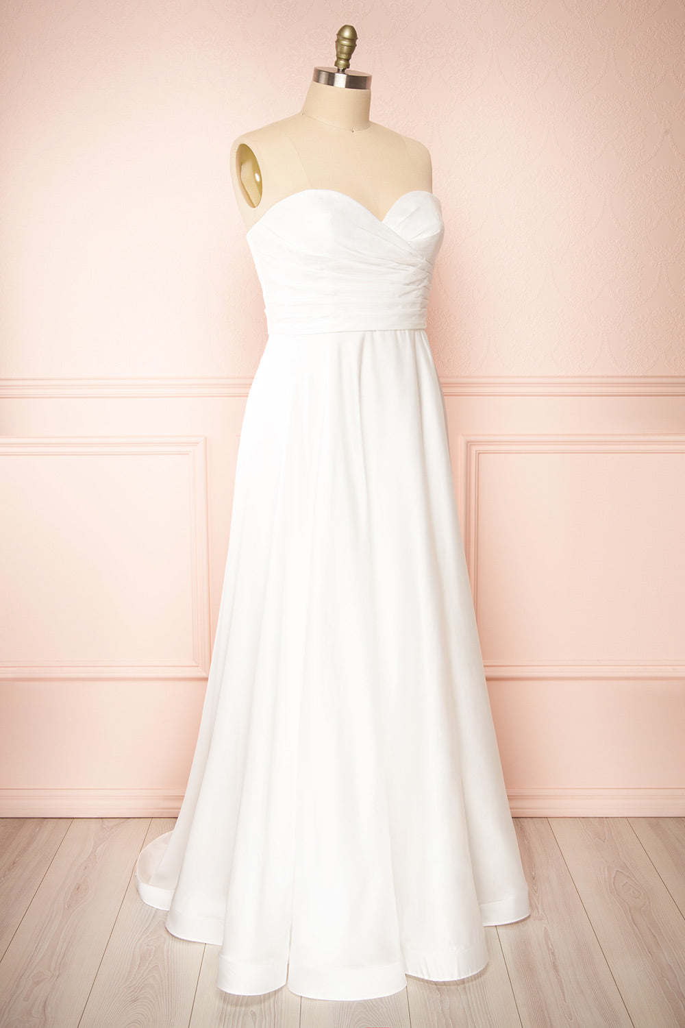 Ariane | White Strapless Wedding Dress